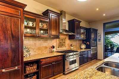 Straight shaped modular kitchen